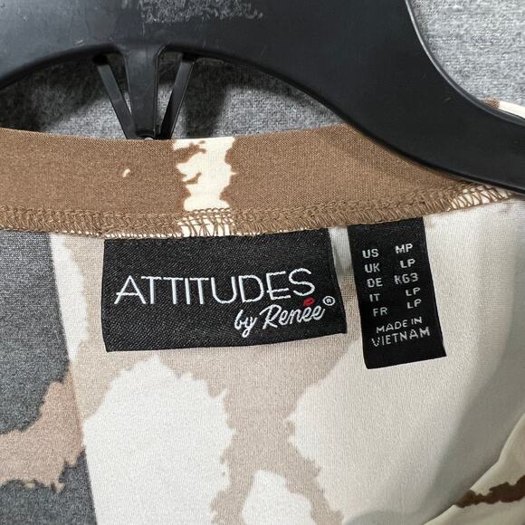 Attitudes by Renee Petite Global Illusion 3 Piece Set Cocoa Giraffe, MP - Picture 3 of 13